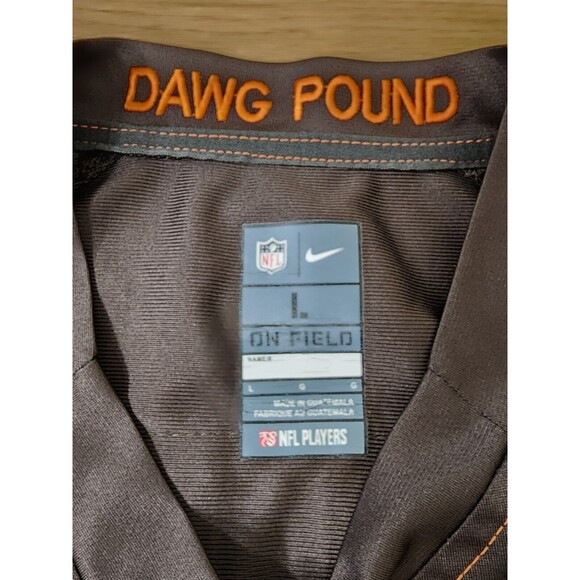 Baker Mayfield Jersey Mens L Orange Cleveland Browns Nike On Field NFL Distress - Picture 5 of 11